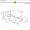 Diagrama técnico do trator Massey Ferguson MF 9690 Axial com partes identificadas.