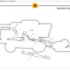 Desenho técnico do equipamento Massey Ferguson MF 9790 Axial D com identificação de partes.