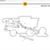 Diagrama técnico de elementos mecânicos de uma máquina agrícola Valtra BC 6500.
