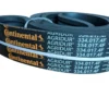 Correias AGRIDUR Continental em rolo, com etiquetas visíveis.