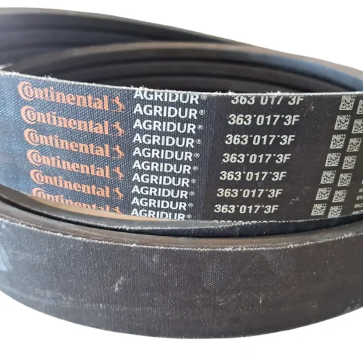 Correia agrícola Continental Agridur com marca e código visíveis.
