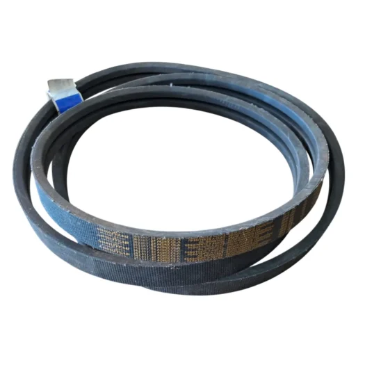 Correas de poliéster em espiral, utilizadas em máquinas e equipamentos.