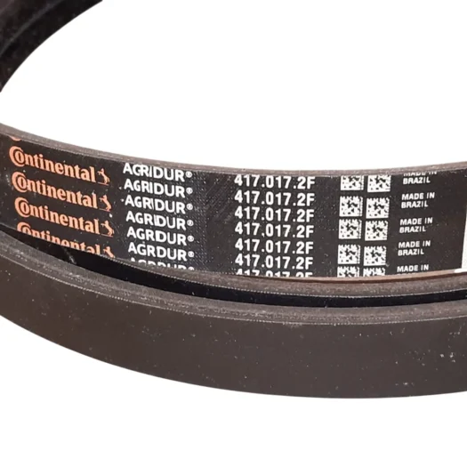 Correia agrária Continental Agridur 417.017.2F, com etiquetas visíveis.