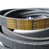 Fitas de borracha preta com marcação amarela da Goodyear, destacando resistência ao óleo.