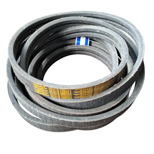 Conjunto de correias de borracha empilhadas