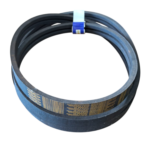 Conjunto de correias pretas com detalhes em azul