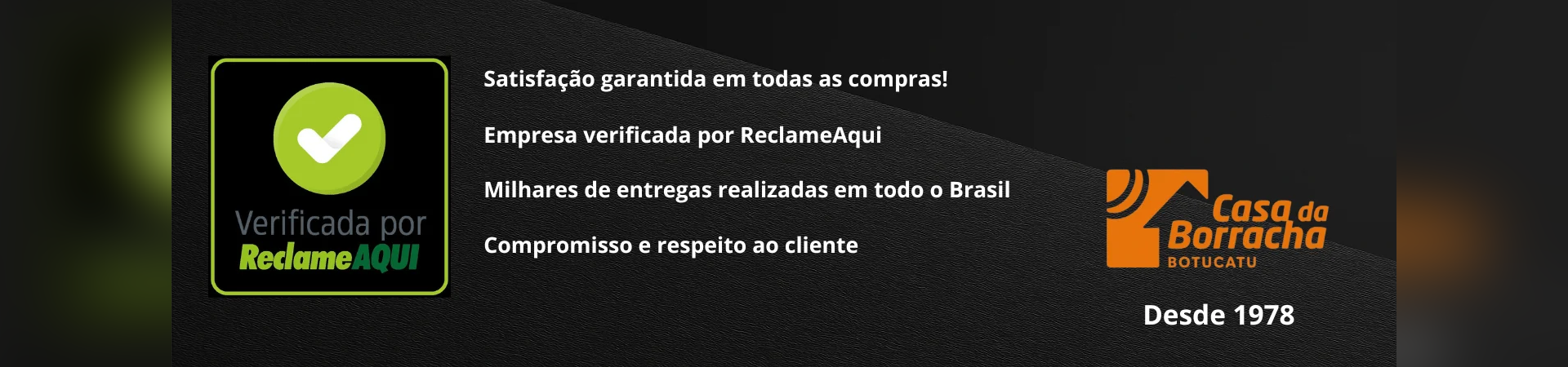 Reclame Aqui - Loja Verificada