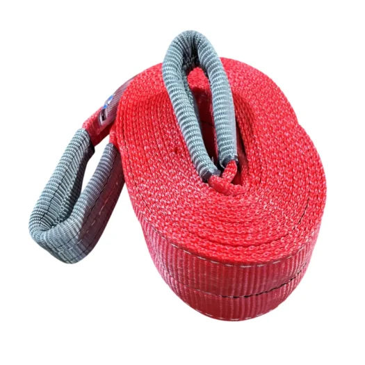 Corda de resgate vermelha com extremidades cinzas