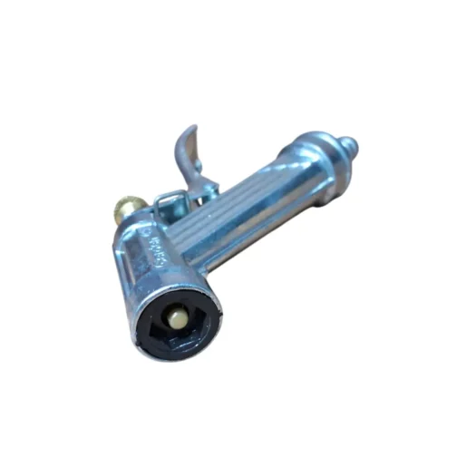 Bico de pulverização para mangueira, feito de metal, com regulagem e alça