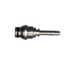 Conector metálico com ponta cônica e ranhuras
