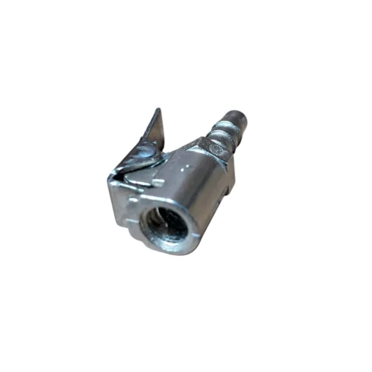 Conector metálico com clip para tubo
