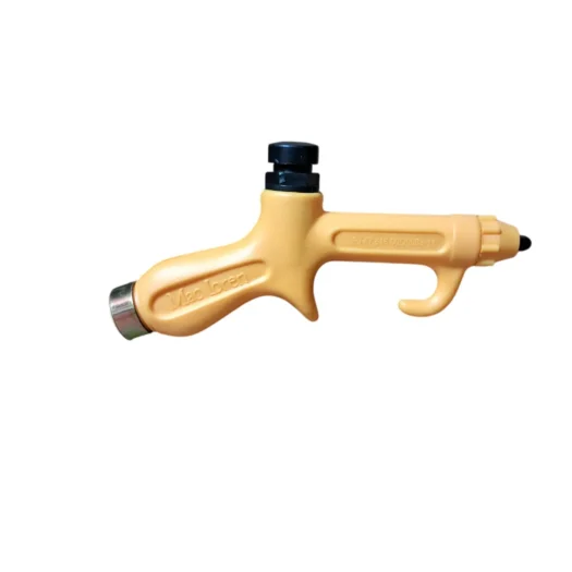 Gatilho de regulagem para pistola de pintura na cor amarela
