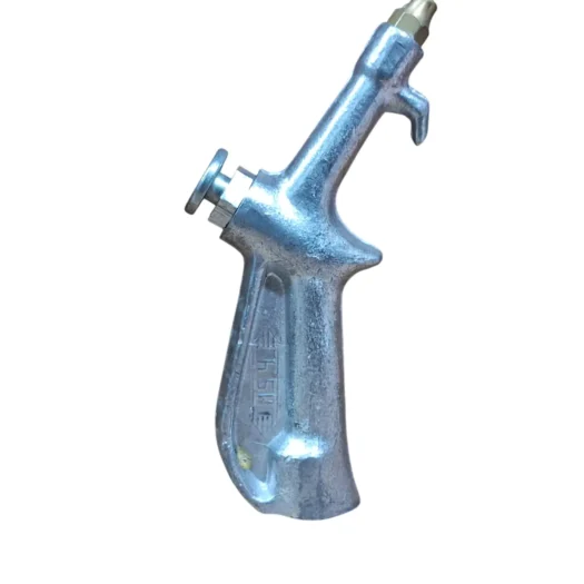 Pistola de ar comprimido de metal prata