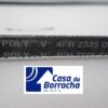 Faixa de borracha com texto visível, exibindo especificações técnicas.